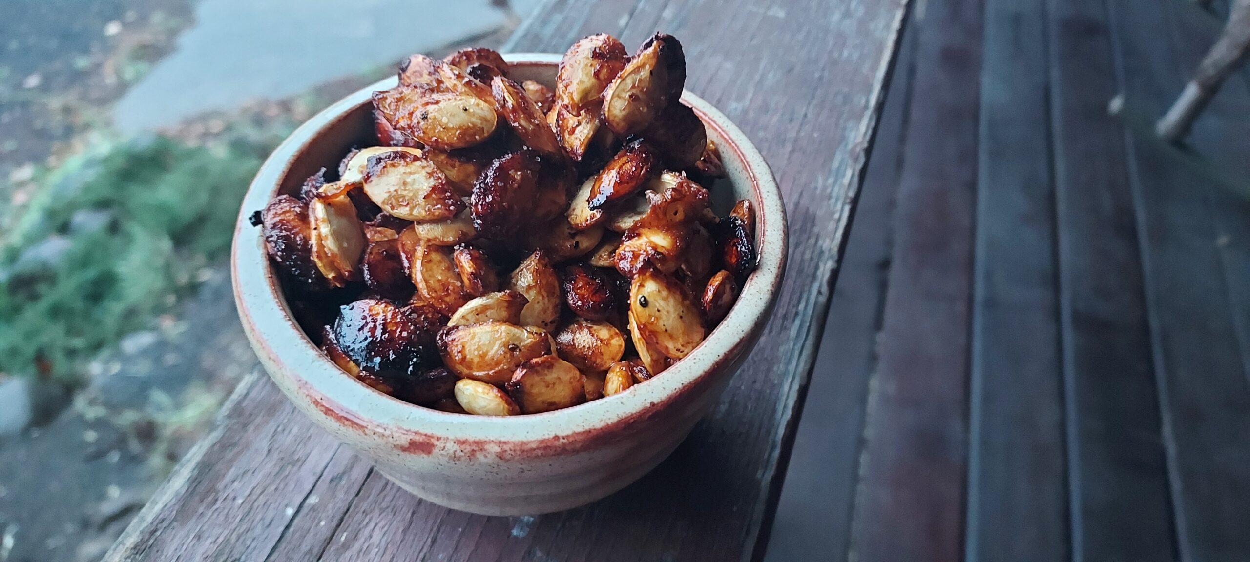 Mustard Maple Roasted Pumpkin Seeds The Halcyon Homestead